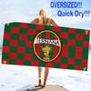 Пляжное полотенце Ternana Calcio Print, Большое мягкое быстросохнущее полотенце для пляжа, кемпинга, плавания