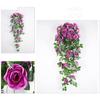 Silk Fake Flower Artifical Flowers Rose Vine Hanging Living Room Balcony Home Decoration Fake Flower Plant Rose Wall Hanging