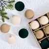 ABS Colorful Plastic Christmas Decoration Balls Set Of 12 Adopting Classic Minimalist Christmas Tree Coffee Series