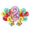 The Amazing Digitals Circus Birthday Balloons Kids Anime Digit 1-9 Party Ballon Gender Reveal Baby Shower Decor Children Gift