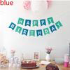 1 Set Happy Birthday Golden Foil Letters Bunting Hanging Garlands String Flags Baby Shower Party Deco