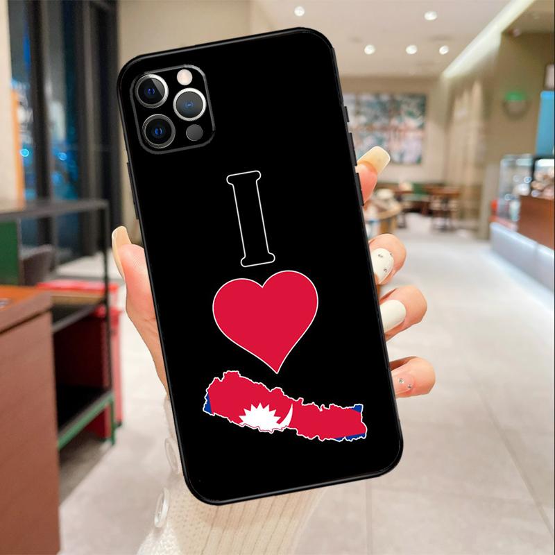 Nepal Flag Phone Case For iPhone 17 16 15 14 13 12 11 Pro Max mini 16 Plus 16e 17 Air Protective Cover