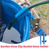 1PC Garden Water Pipe Fixing Device, Hose Bracket for Bucket, Easy Installation, Small Helper for Yard Cleaning