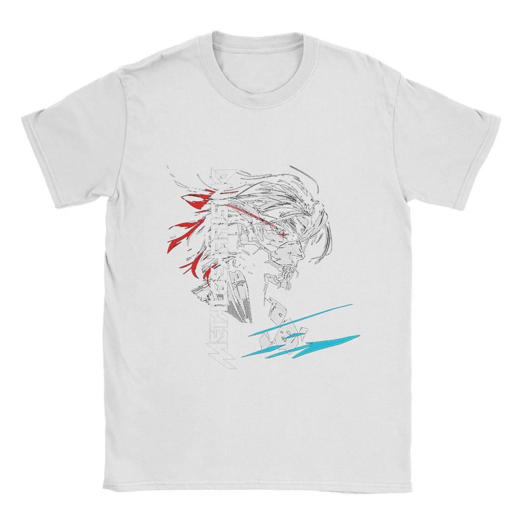 METAL GEAR SOLID RISING INVERTED T Shirt Men's  100% Cotton Funny T-Shirts Round Neck  Tees Short Sleeve Clothing Birthday Gift