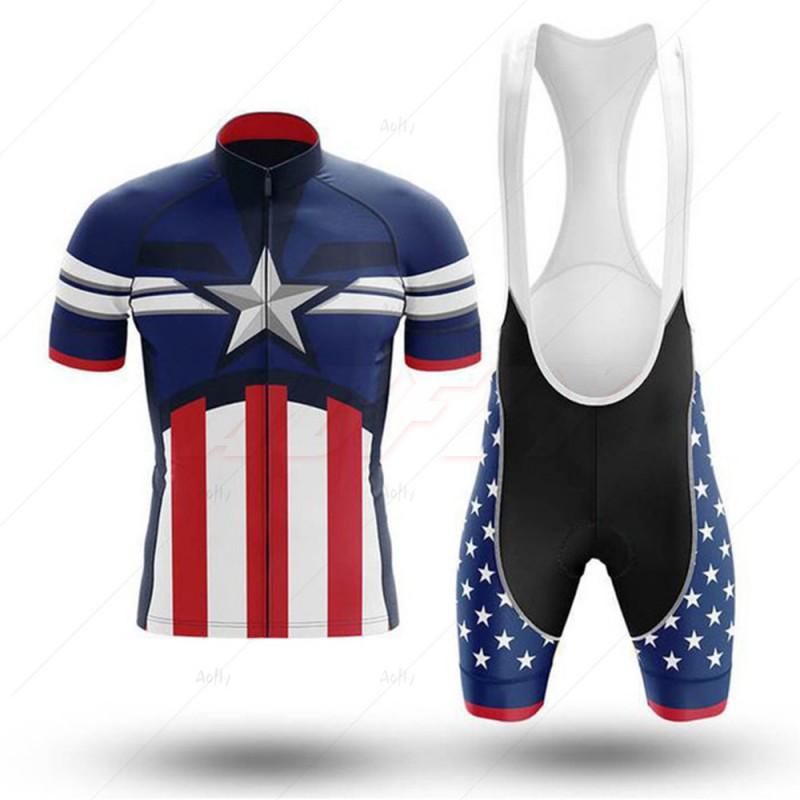 Men Women Cycling Jersey Set Short Sleeve Breathable Road Bike Apparel Riding Kit