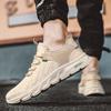 Модная мужская обувь 2024 года, повседневная спортивная обувь, легкая спортивная обувь, дышащая мужская бежевая обувь, мужские кроссовки для тренировок, мужские кроссовки для бега