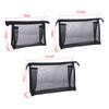 Casual Mesh Makeup Bag Zipper Storage Toiletry Bag Lipstick Bag Transparent Cosmetic Bag  Outdoor