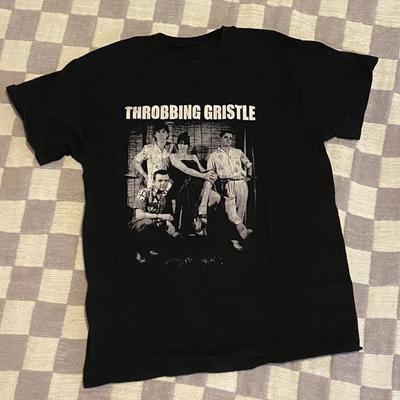 Новый подарок для фанатов группы Throbbing Gristle Унисекс футболка S-5Xl Ss322