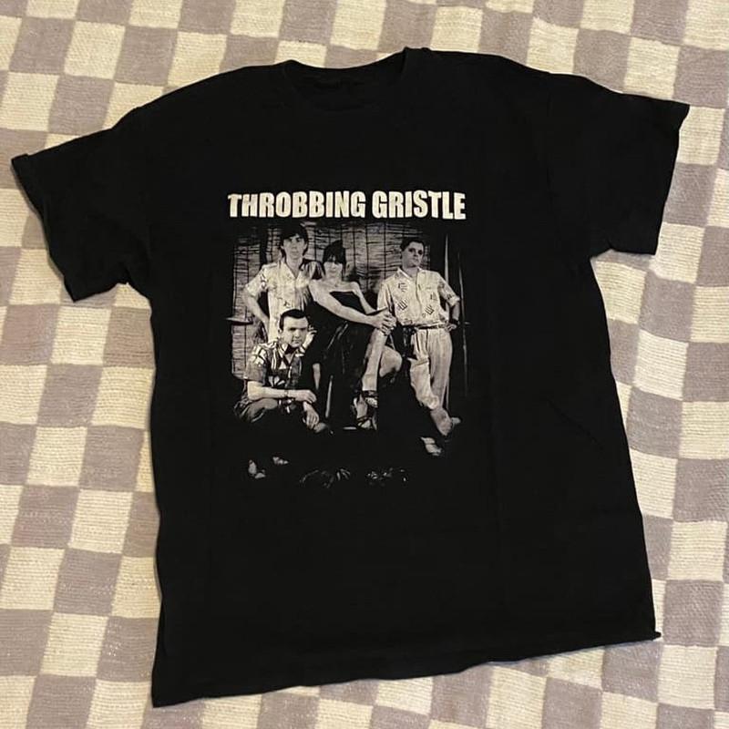 Новый подарок для фанатов группы Throbbing Gristle Унисекс футболка S-5Xl Ss322