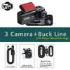 3 Channel WIFI Dash Cam HD 1080P Car Dvr Interior Vehicle Three Way Camera Mini DVRs Recorder Video Registrator Dashcam Camcord
