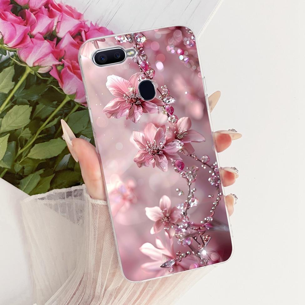 For Oppo F9 Cover For Oppo F9 Pro Case Transparent Cute Kawaii Fashion Butterfly Funny Painted Casing CPH1823 CPH1881 CPH1825