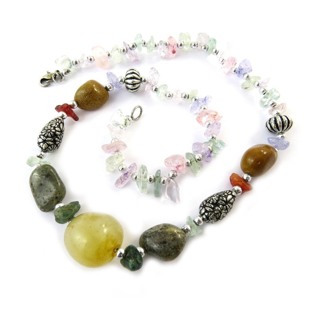 Les Trésors De Lily [B8100] - Multicolored 'Pâte De Fruits' Necklace