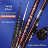 Authentic Qingzhanxi 19-Section Short-Handle Ultra-Light Fishing Rod Set for Corn, Wheat, and Rock Fishing.