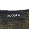 MAX&CO Полосатый узор Длинный рукав Шерстяная смесь Цельный предмет L Темно-синий x желтый Женский Подержанный