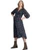 Dress Maternity Dress ADRIE Black Flower [Serafin] Women's