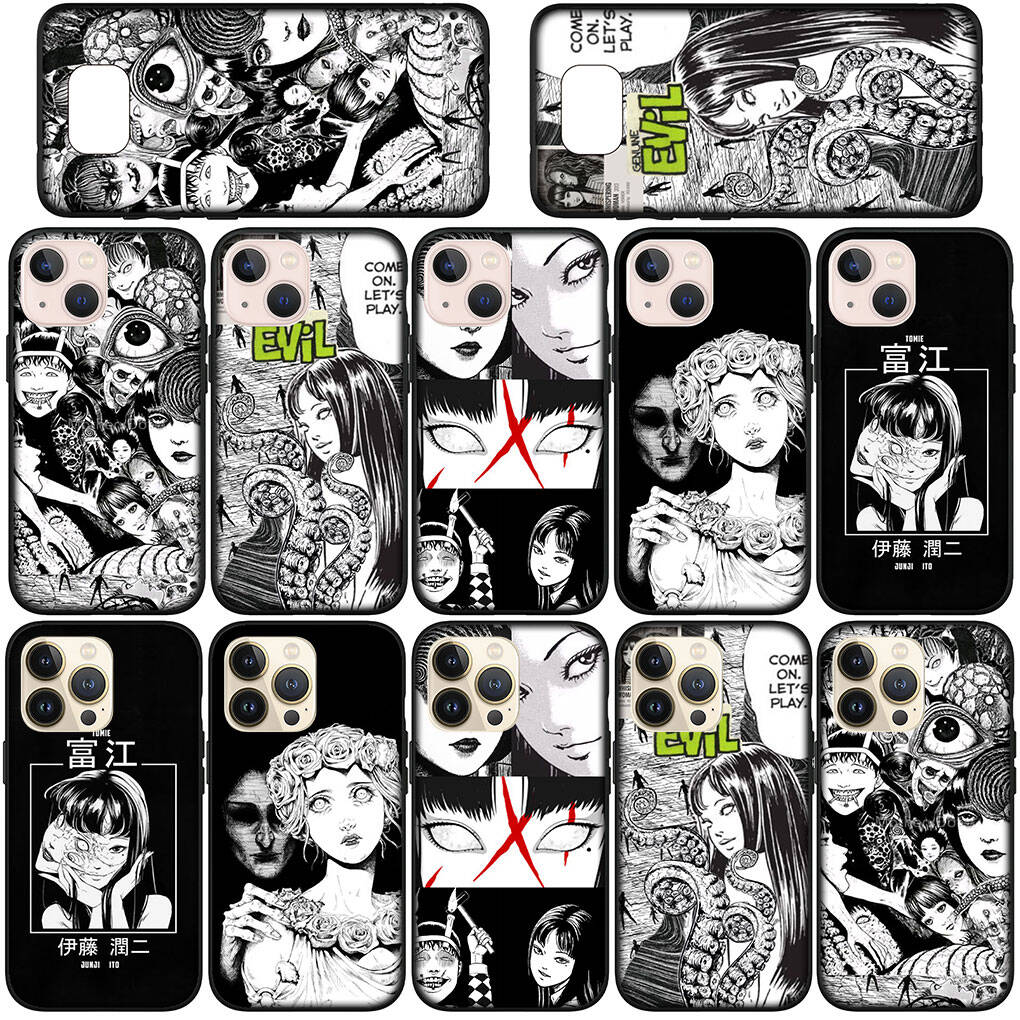for Samsung Galaxy S25 S24 S23 iPhone 17 16 15 Xiaomi Redmi Note 14 13 12 11 Plus Pro Max XR A57 Phone Case Comics Tomie Junji Ito OPPO Huawei Cover