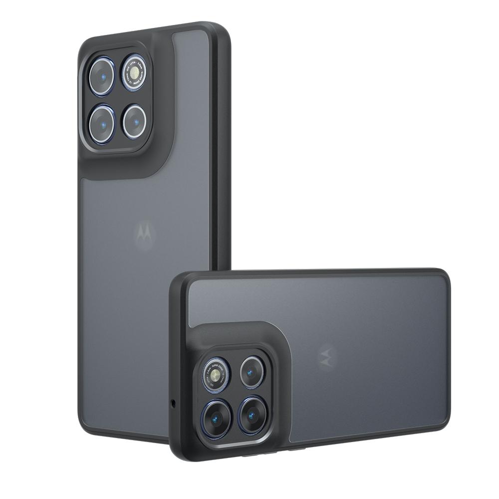 Роскосный матовый противоударный чехол с ощущением кожи для Motorola Moto G86 Power G56 G66J G66Y 5G, ТПУ-рамка, полупрозрачная пластиковая крышка для телефона