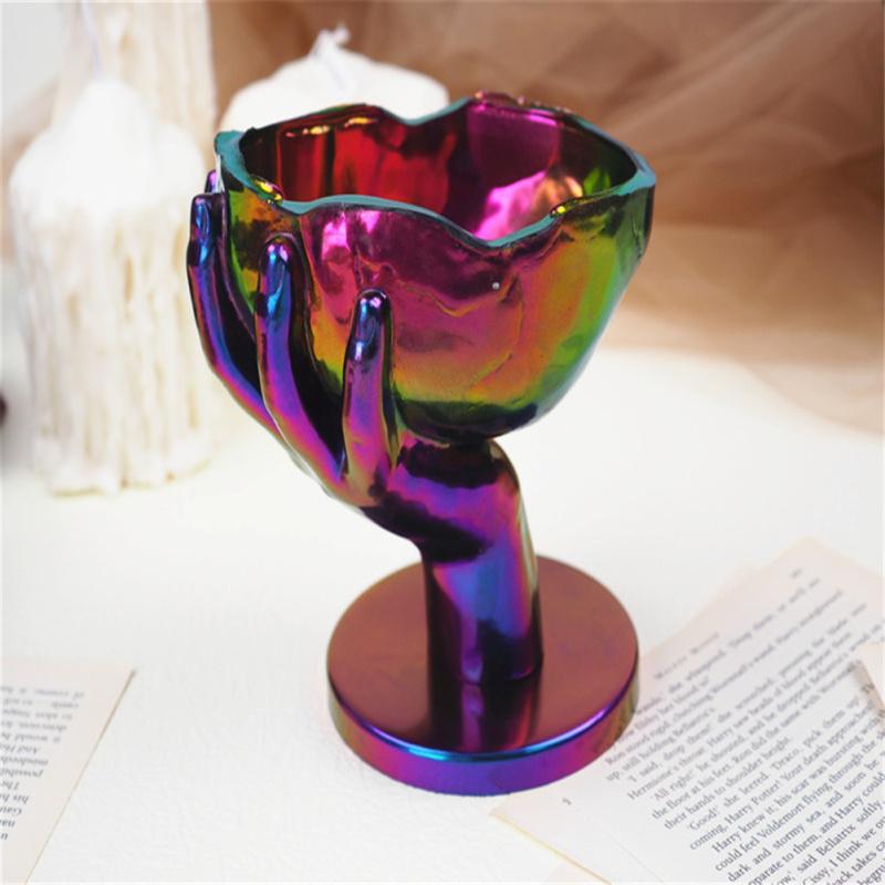 DIY ручная силиконовая форма для черепа, цветочный горшок, настольная коробка для хранения ювелирных изделий, формы из эпоксидной смолы