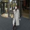 Women's Fashionable Korean Style Coat with  Fleece for Autumn and Winter
