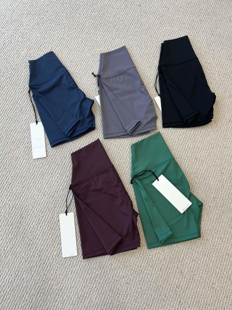 Короткие велосипедные шорты ALO Yoga с высокой талией, ощущение второй кожи - Фитнес-штаны для женщин, Подтягивающие ягодицы, Быстросохнущие