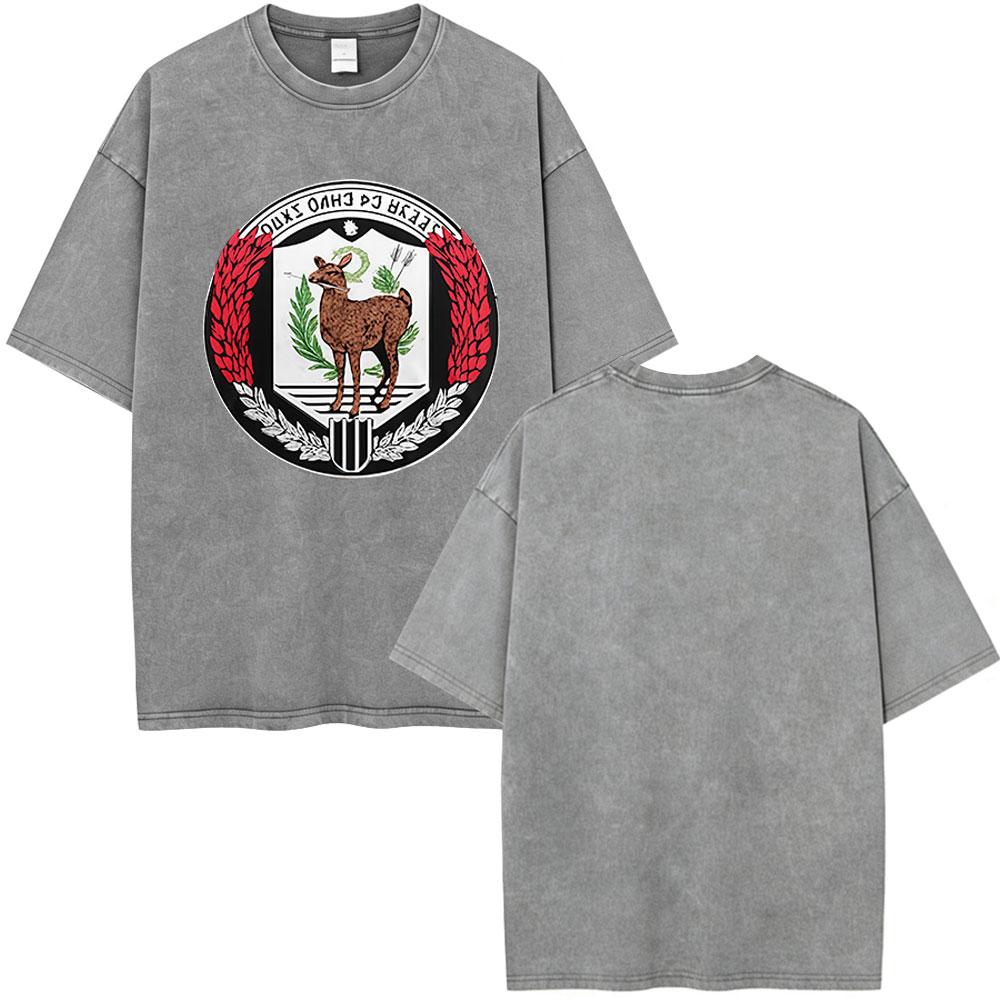 Rock Band My Chemical Romance Washed Tshirt The Black Parade  Tour Merch Tshirts Mens Clothing Vintage T Shirt Streetwear