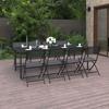 Day and Night - Day and Night 9-piece Steel Garden Dining Set