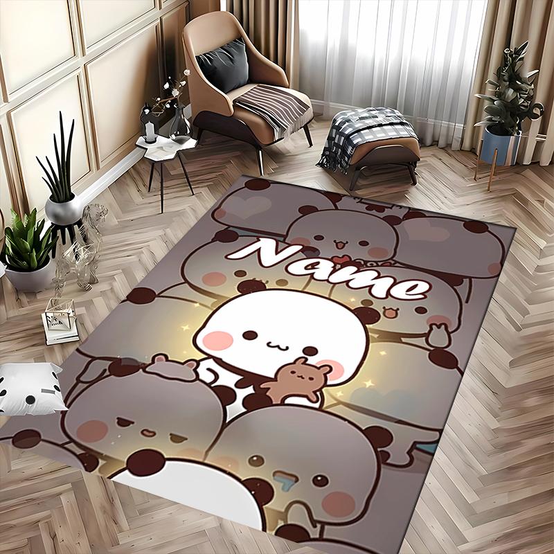 Custom personalization Bubu Dudu Area Rug - Perfect For Kitchen, Bathroom,Laundry Room Decor Large Size Available,Gift All Seasons