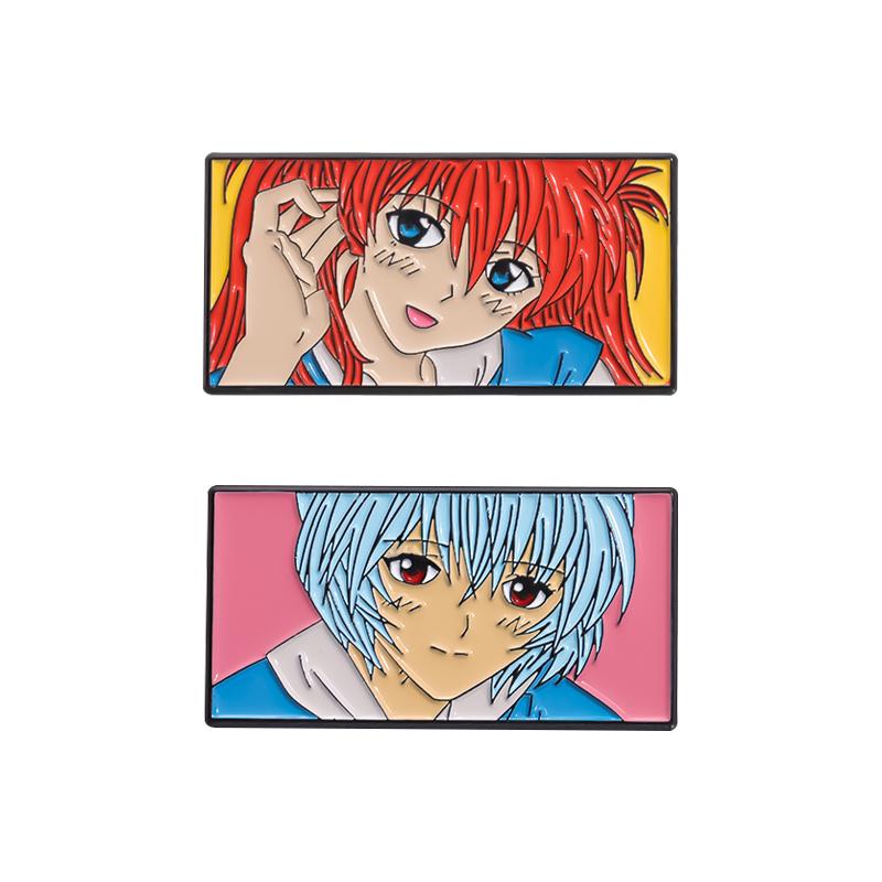 3pcs/set Cartoon Anime Movie Role Brooch Enamel Pins Custom Film Peripheral Souvenir Badges Clothes Lapel Gift for Friend