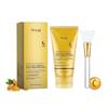 1/2/3X Kojic Acid Turmeric Night Wrapping Mask, Peel off Facial Mask with Brush