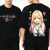Летняя Горячая Распродажа Винтажный My DressUp Darling Марин Китагава Аниме Графический Унисекс Принт Повседневный Уличный Чистый Унисекс И Унисекс Футболка
