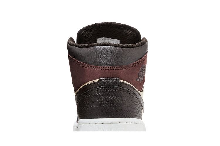 Men's Sneakers Nike Jordan 1 Mid SE Paris YMCA Velvet Brown/Earth/Sanddrift/Metallic Gold/Summit White