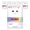 Epielle Character Mask Pack Cat, 1 Pack, 6 Pcs