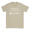 Printed Forklift Certified Funny Forklift Driver Operator T Shirt for Unisex Women 100 Cotton Tshirts Short Sleeve Clothing