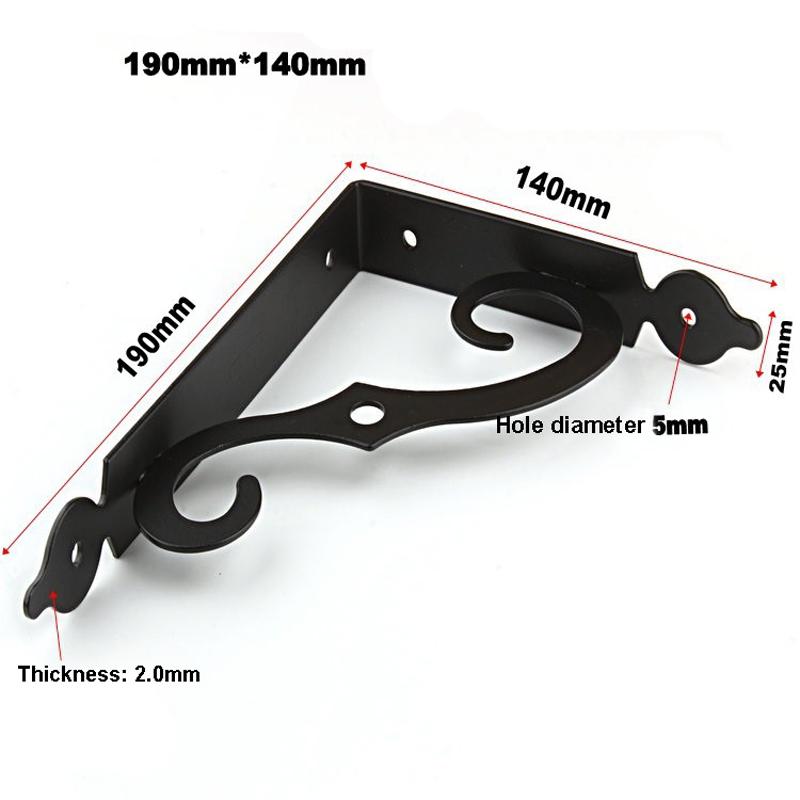 2 шт. Металлический кронштейн для полки L-образной утолщенной угловой скобы для полки с прямым углом для фурнитуры для мебели