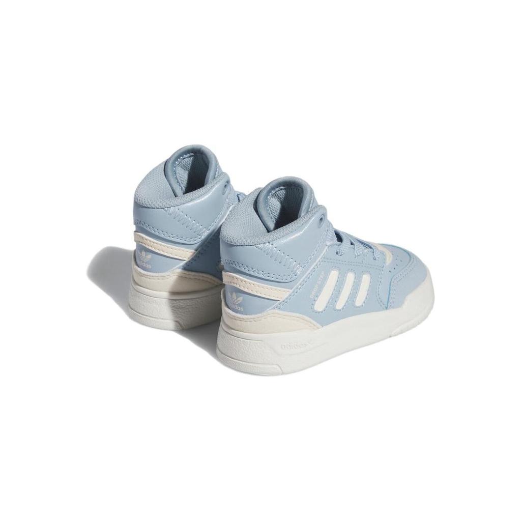 Adidas Оригинальные кроссовки Originals Drop Step из синтетической кожи, удобные, универсальные, нескользящие, средней высоты, для ходьбы, детские, сине-белые, IF5170