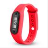 Silicone Smart Sports Bracelet Watch with LCD Pedometer