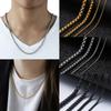 Simple 2-5mm Rolo Box Chain Necklaces For Women Men Anti Allergy Stainless Steel Necklaces Jewelry