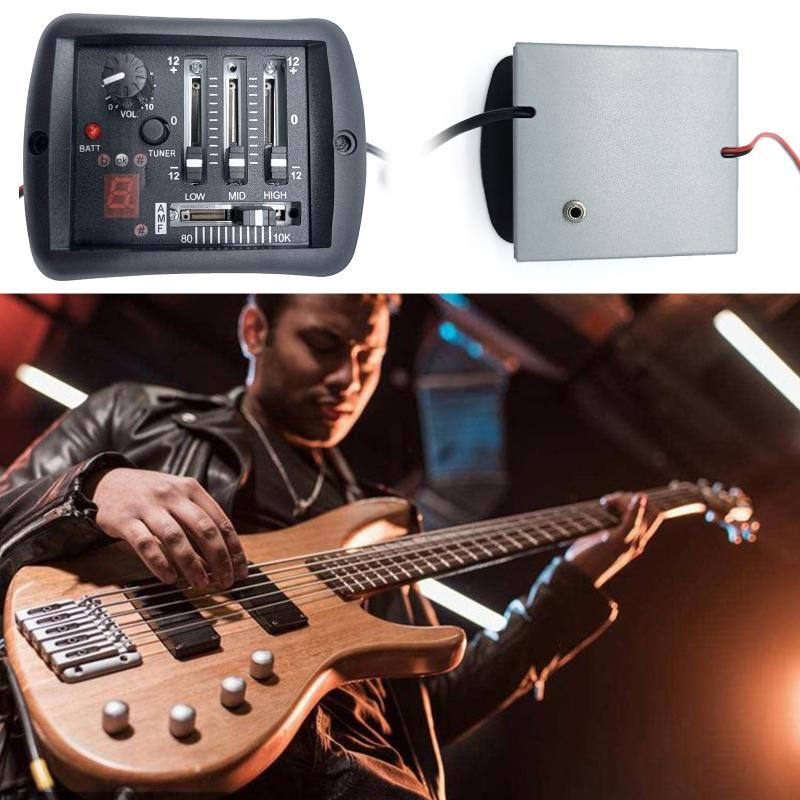 3-полосный предусилитель-эквалайзер-тюнер, пьезо-звукосниматель, звукосниматели для акустической гитары, пьезо-звукосниматель для акустических гитар