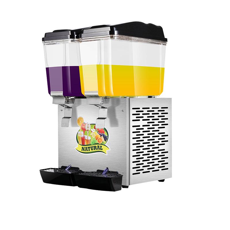 Tenggong Hot & Cold Beverage Dispenser with Dual & Triple Cylinder Options for Juices and Milk Tea, Self-service Stirring Spray