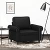 VidaXL Armchair Black 60 Cm Faux Leather 359494