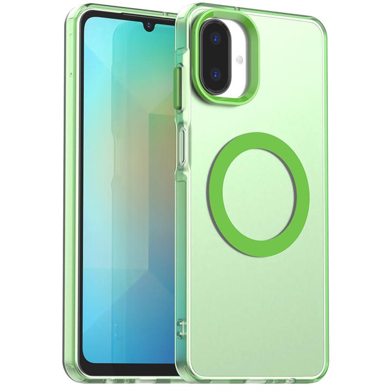 Магнитная Адсорбция Беспроводная Зарядка Прозрачный Чехол Для Samsung Galaxy A07 Прозрачная Задняя Панель Для Samsung A07 Чехол Для Samsung A07