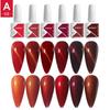 JTING Оптовая поставка Натуральный Веганский Гель-лак для ногтей OEM 6 цветов Снимаемый УФ-гель-лак для ногтей На заказ Частная марка Гель-лак