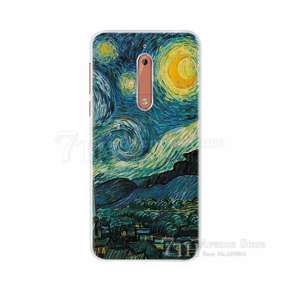 Чехол для Nokia 5 5.2" Мультяшный Мягкий Силиконовый TPU Чехол для Телефона Для Nokia 5 Nokia5 Глобальный Двойной TA-1024 TA-1053 TA-1044 Задняя Крышка
