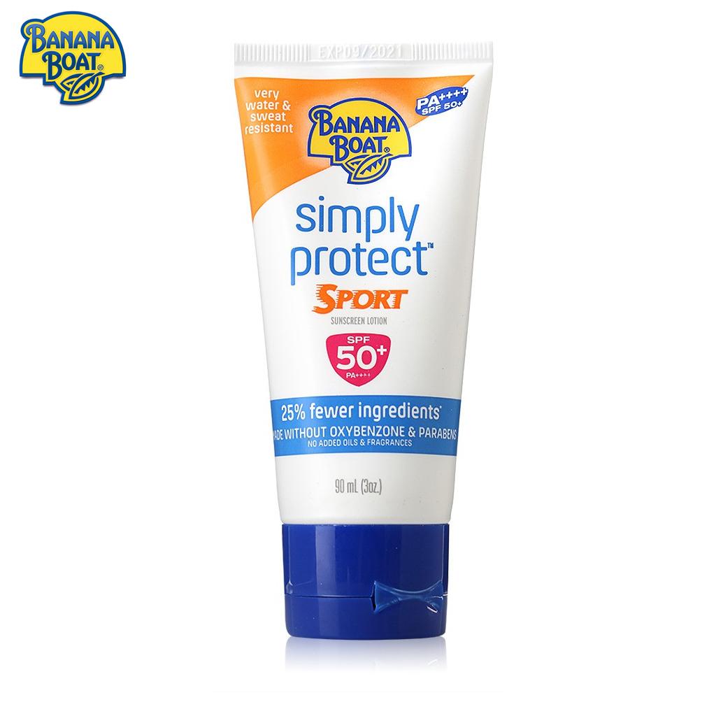 Banana Boat Simply Protect Sport Sunscreen Lotion SPF50+ PA++++ 90 Ml.