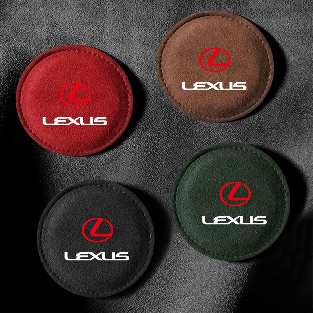 Car Accessories Center Console Water Cup Anti-Slip Mat Fur Coaster For Lexus IS IS250 IS250C IS300 IS300C IS350 F SPORT RX GX LSFP0