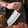 WXCOO Кованый набор ножей для разделки Высокоуглеродистая обкладная сталь Нож-секач для мяса, рыбы, фруктов Профессиональные ножи для мясника, кухонные ножи шеф-повара