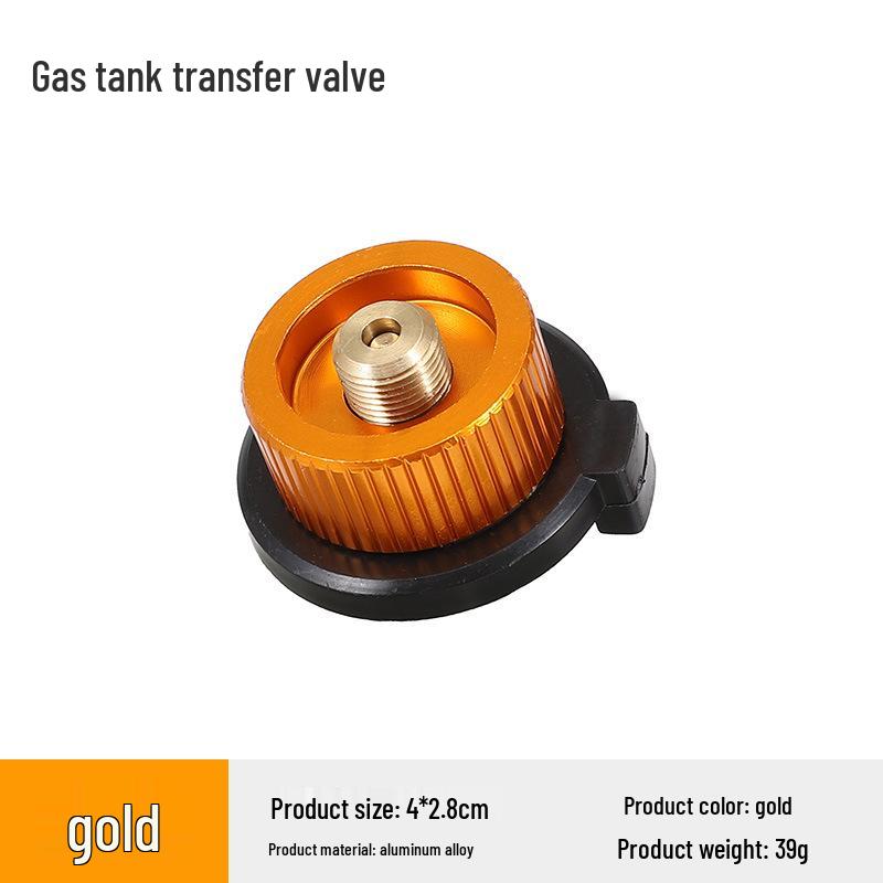 Уличный газовый баллонный переходник с самоблокирующимся разделенным типом