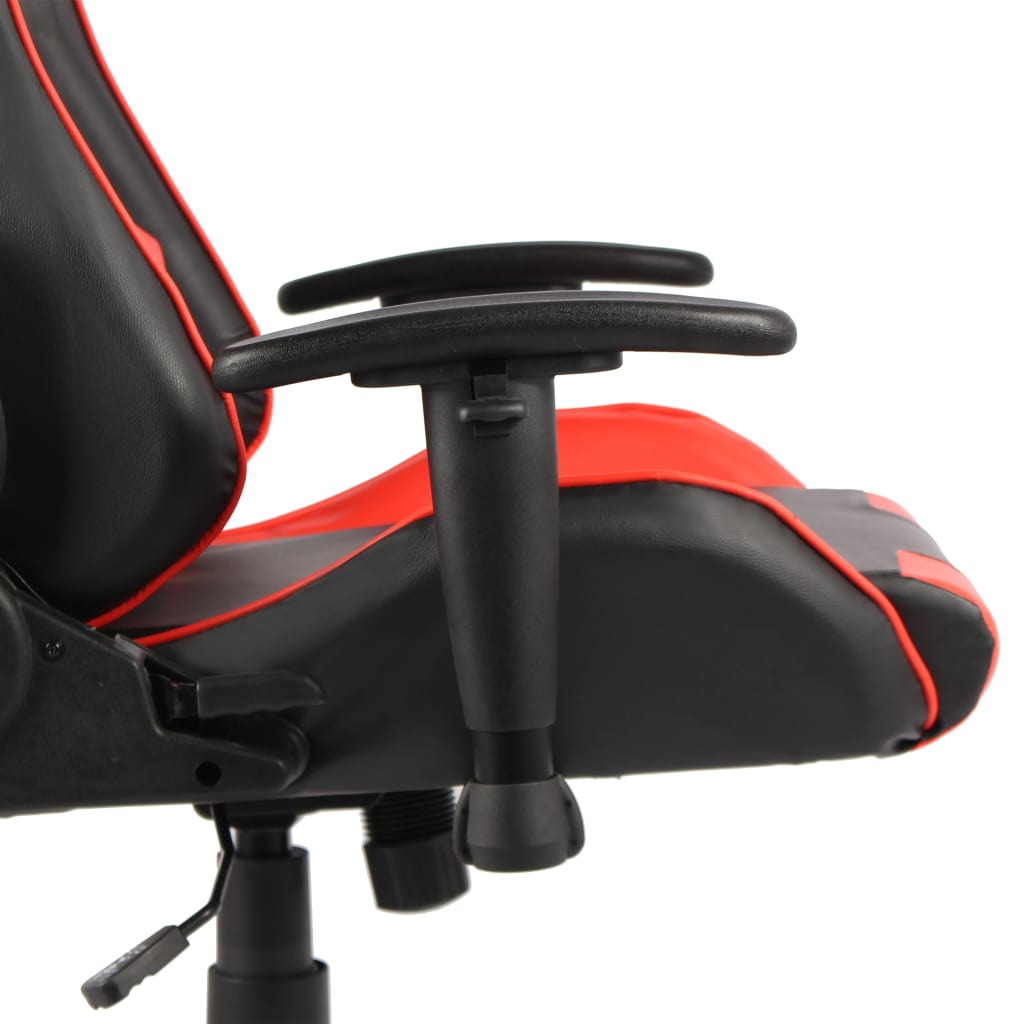 Gaming Chair Swivel Red PVC