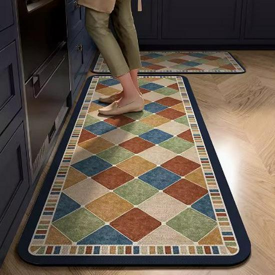 Новый нескользящий коврик для чая из диатомовой грязи в китайском стиле: Абсорбирующая, противоожоговая кухонная сливная и изоляционная прокладка