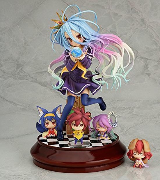 No Game No Life Широ Масштаб ABS ПВХ Раскрашенная Полная Фигурка Вторая Перепродажа 1/7 &